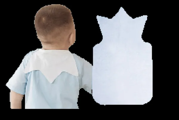 Printed disposable baby bib
