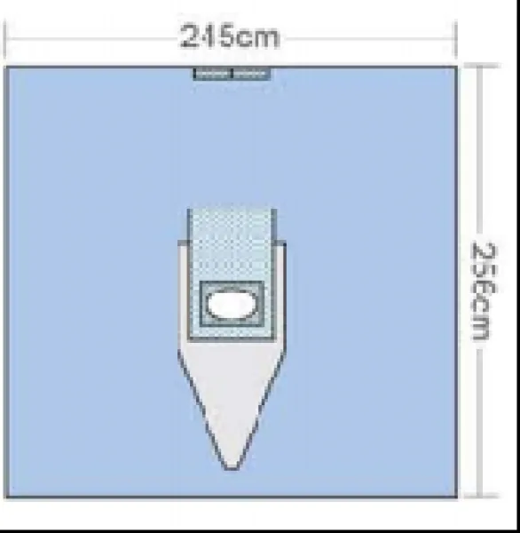 Surgical drape with fenestration and fluid collection bag